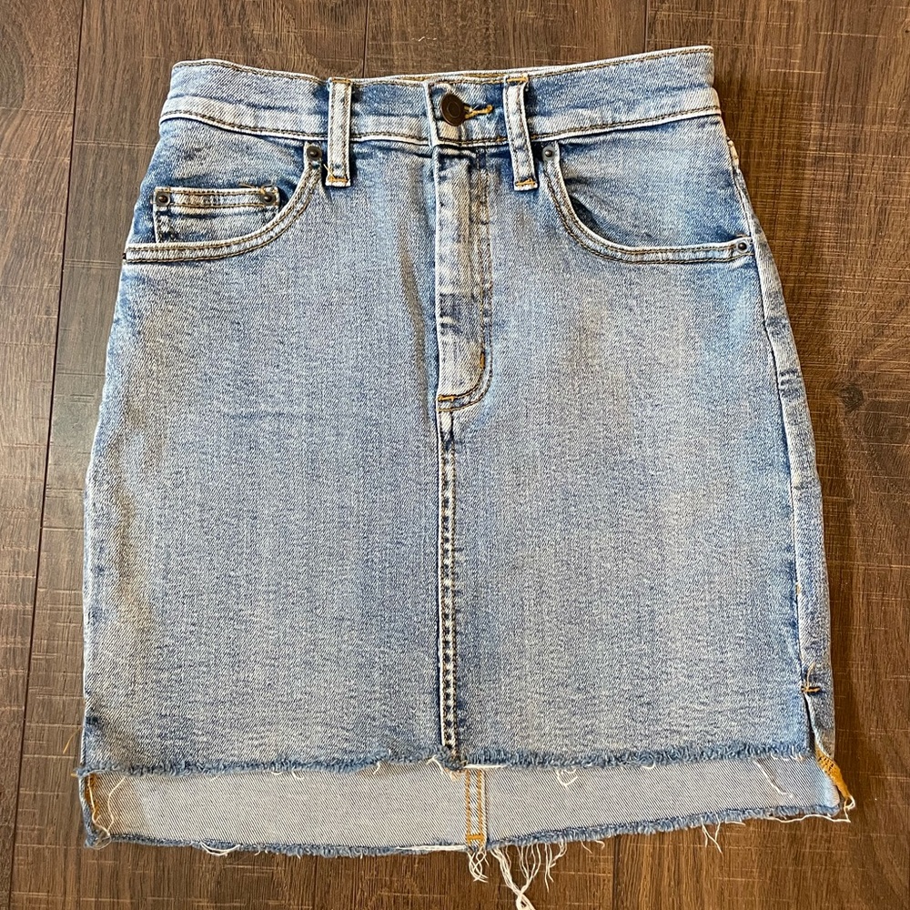 Wilfred Free Jean Mini Skirt